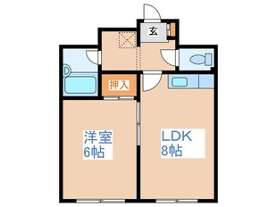 カントリ－７０の物件間取画像